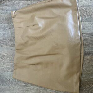 Abercrombie & Fitch Vegan Leather Skort